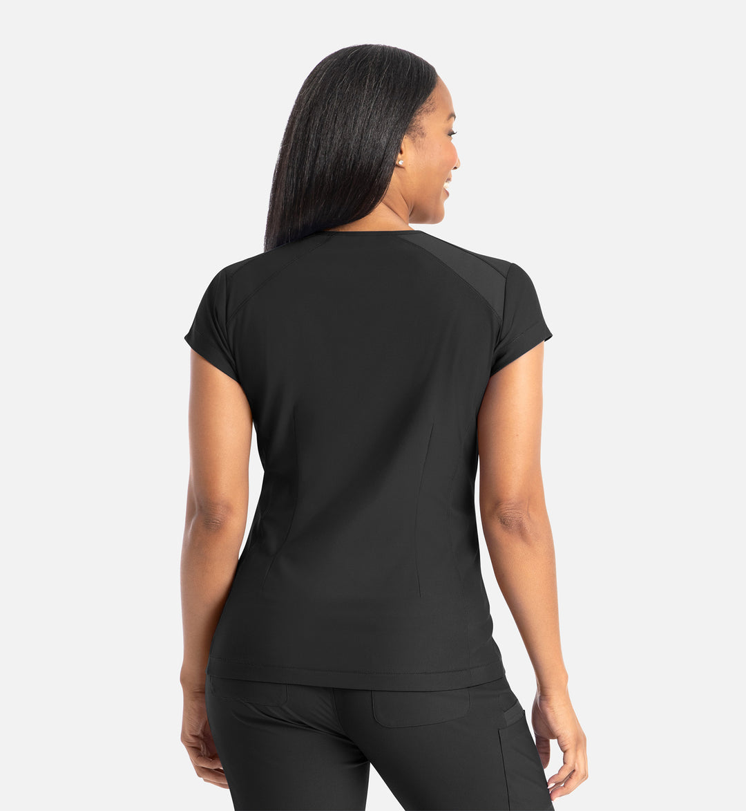 2501 - Embrace Scrubs Zoe - Banded V-Neck Top