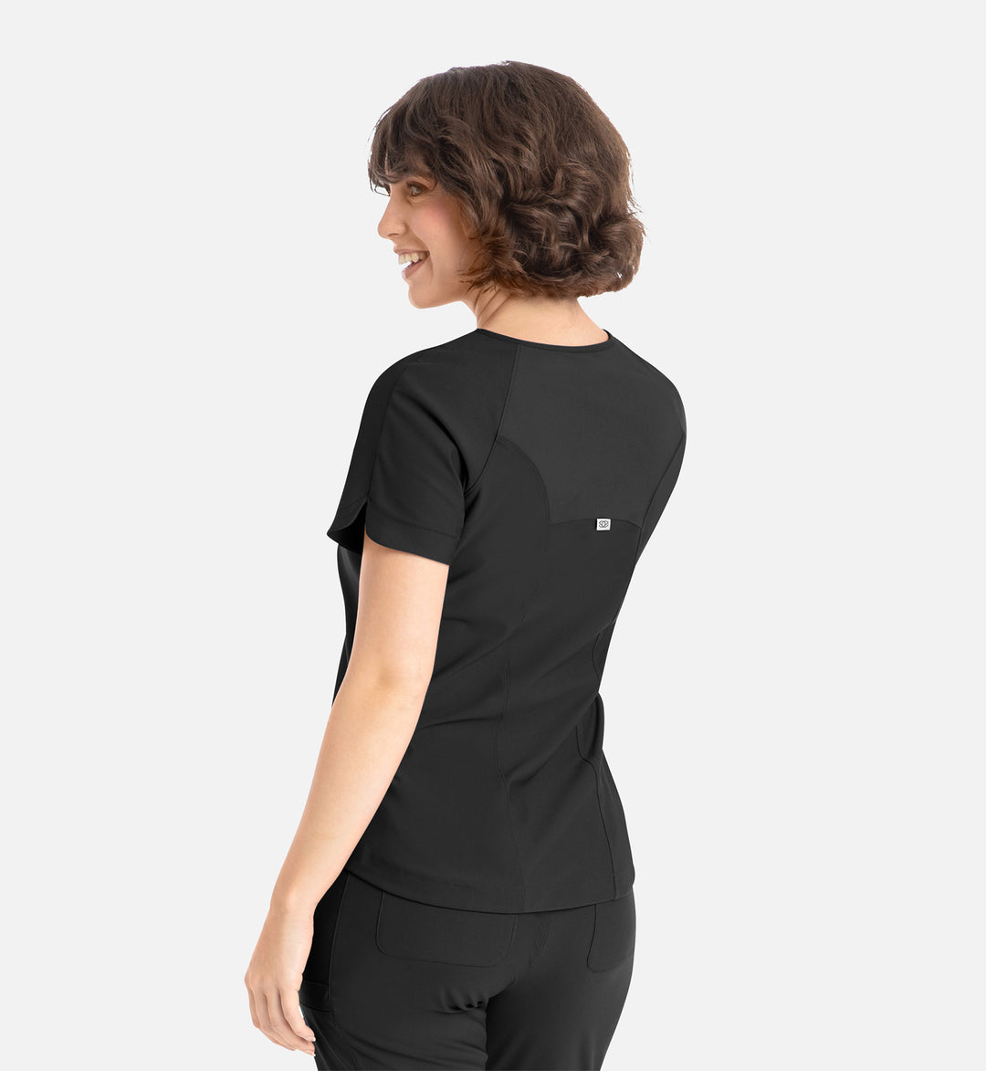 2502 - Embrace Scrubs Luna - Tuckable Y-Neck Top