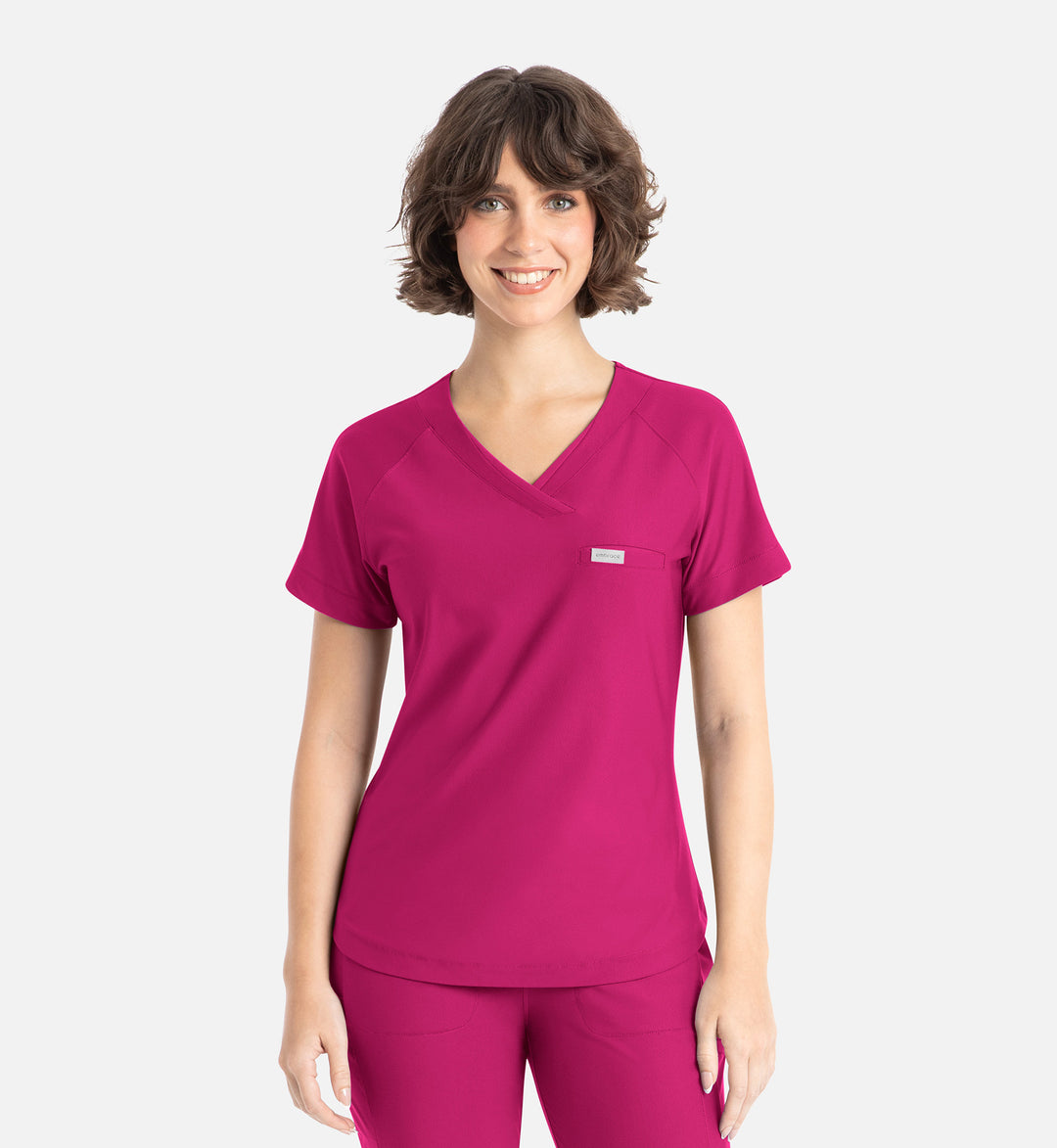 2502 - Embrace Scrubs Luna - Tuckable Y-Neck Top