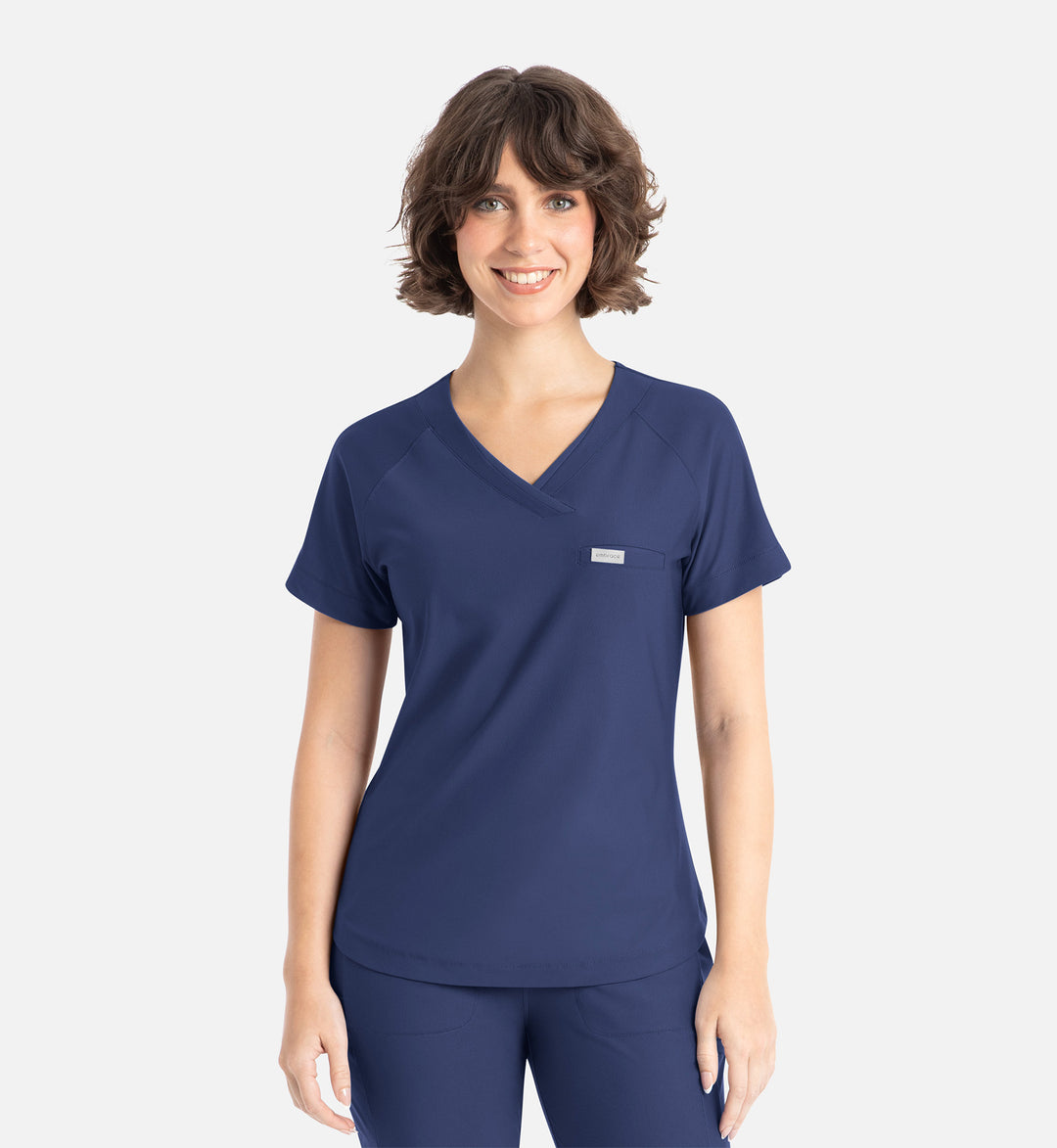 2502 - Embrace Scrubs Luna - Tuckable Y-Neck Top