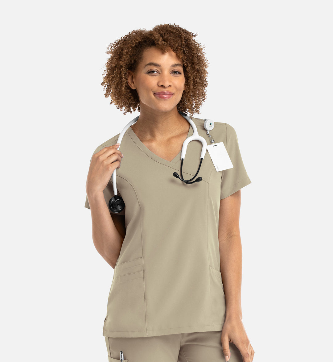 5002 - Momentum - Women's Mock Wrap Top