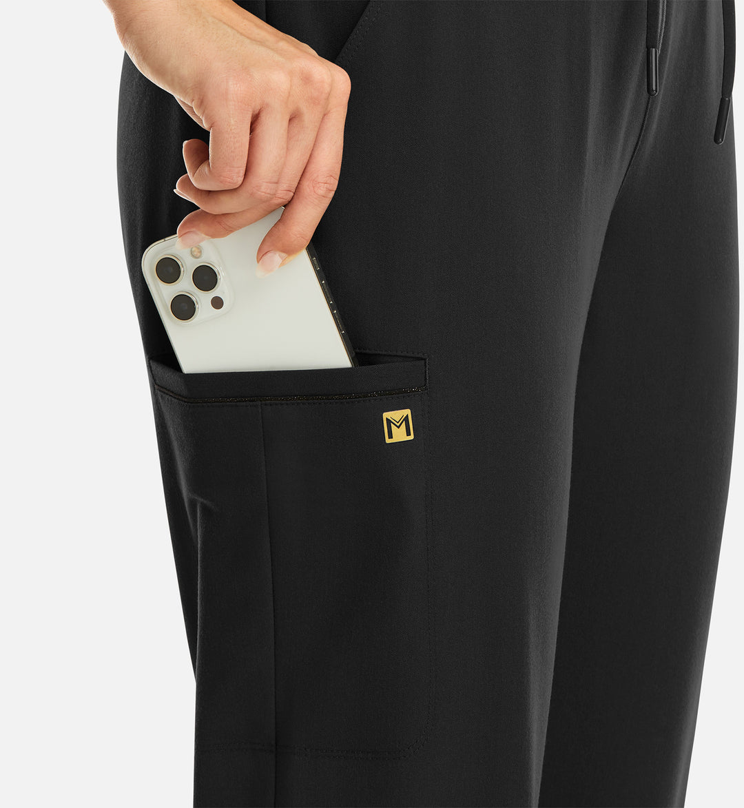 6902 - Matrix Pro - Women's Full Waist Jogger With Metallic Detail