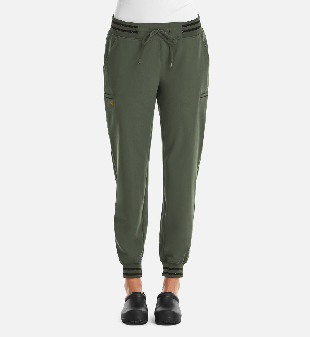 6902 - Matrix Pro - Women's Full Waist Jogger With Metallic Detail