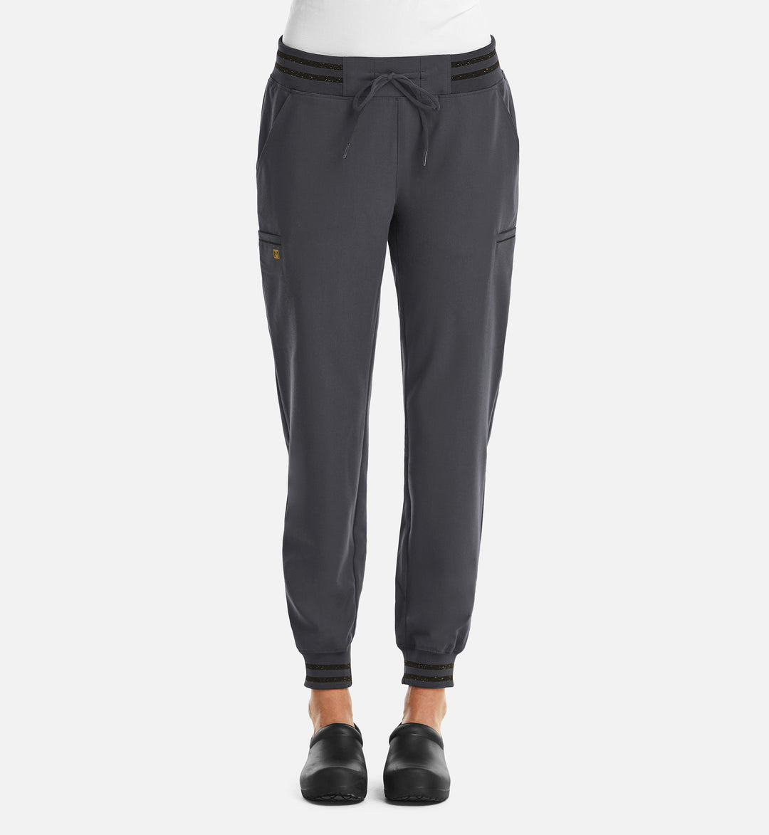 6902 - Matrix Pro - Women's Full Waist Jogger With Metallic Detail