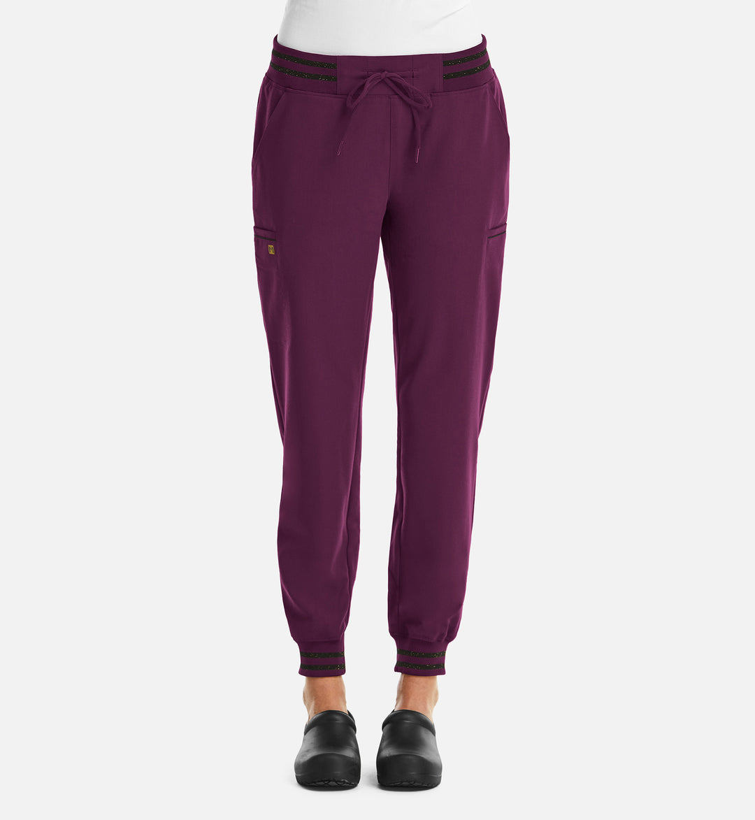 6902 - Matrix Pro - Women's Full Waist Jogger With Metallic Detail