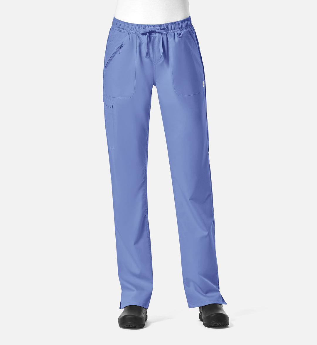 7308 - Eon - Women’s Full Elastic Zipper Pocket Cargo Pant