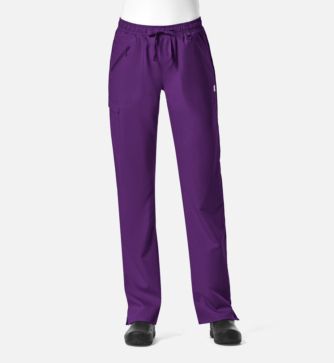 7308 - Eon - Women’s Full Elastic Zipper Pocket Cargo Pant