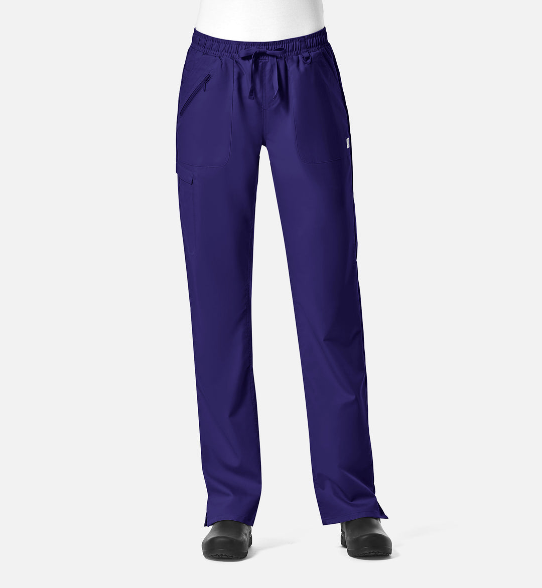 7308 - Eon - Women’s Full Elastic Zipper Pocket Cargo Pant