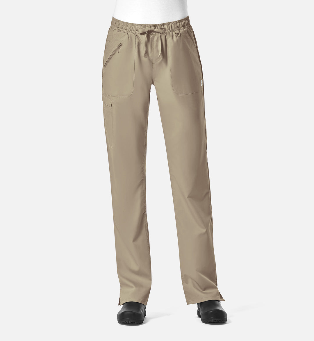 7308 - Eon - Women’s Full Elastic Zipper Pocket Cargo Pant