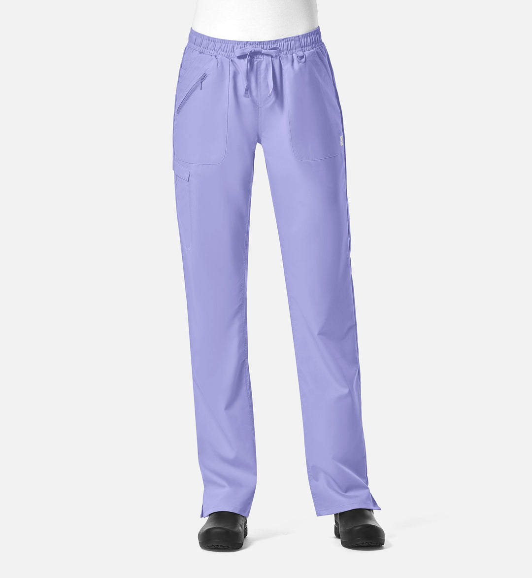 7308 - Eon - Women’s Full Elastic Zipper Pocket Cargo Pant