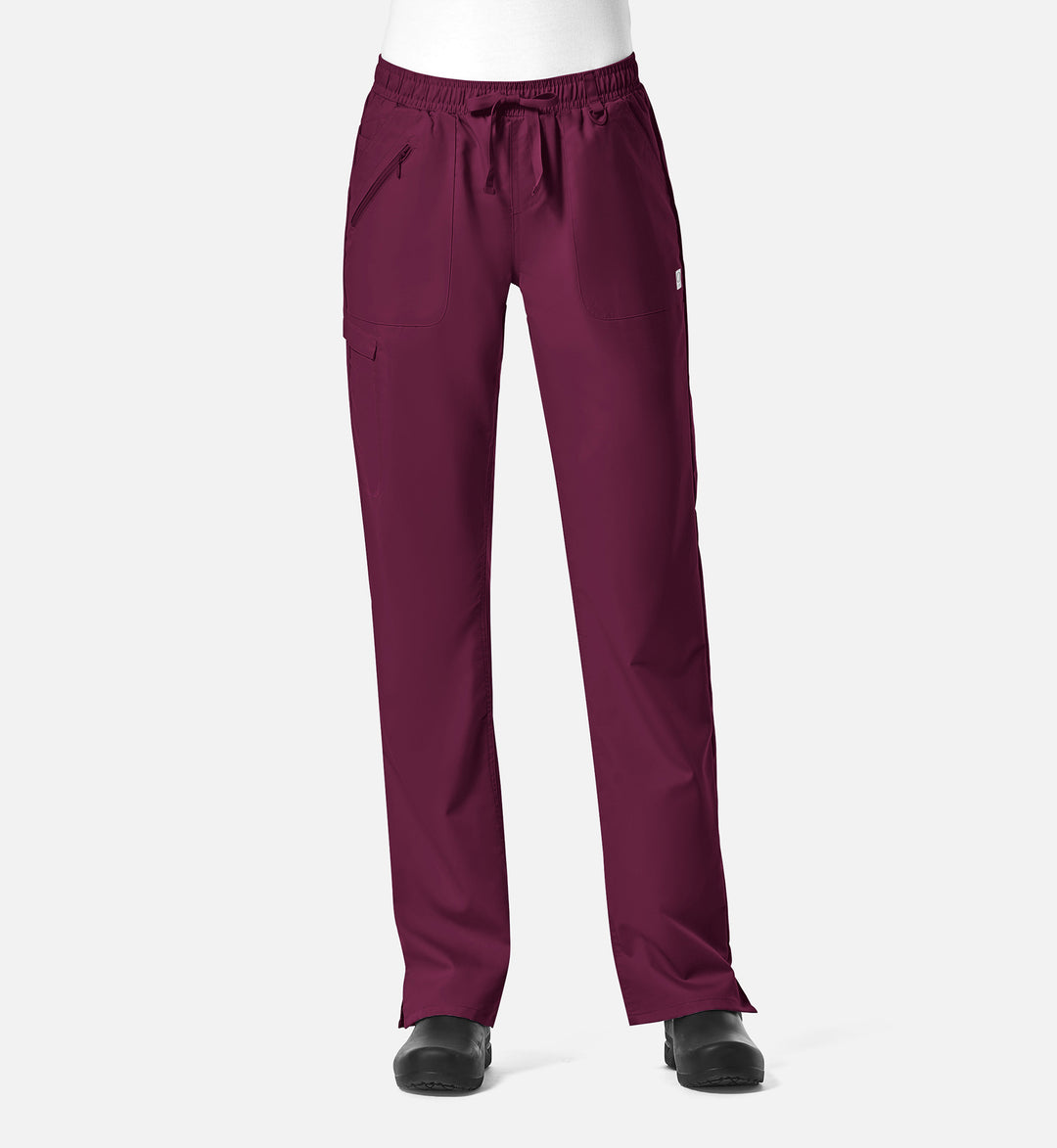 7308 - Eon - Women’s Full Elastic Zipper Pocket Cargo Pant