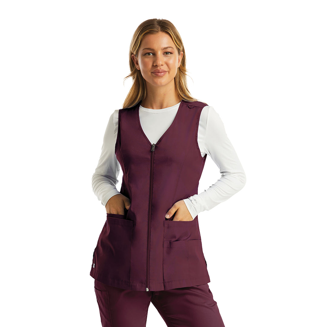 7711 - Matrix - Women's V-Neck Zip Front Vest